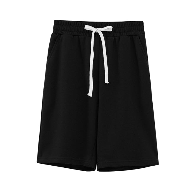 Toppies 2021 Casual Shorts Set Pants Suit Women Tracksuits Harajuku Sweatshirts Elastic Waist Pencil Pants High Waist