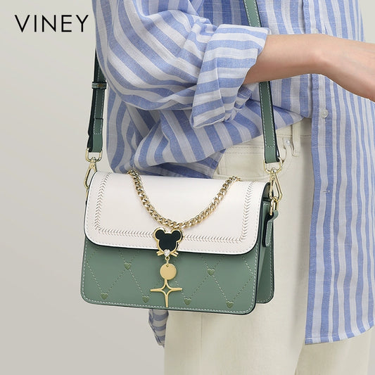 Viney Summer Genuine Leather Niche Style Fancy Women's Bag