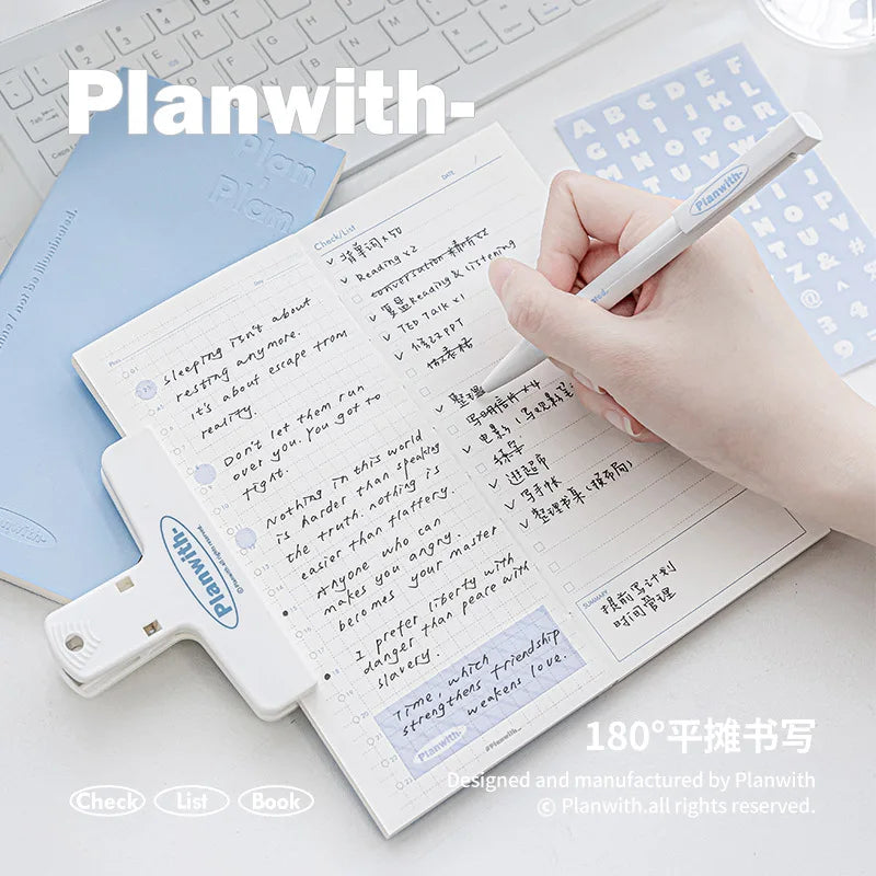 Minimalist Strip Shape Notebook Notepad Daily Weekly Agenda Planner Notebooks Stationery Office School Supplies