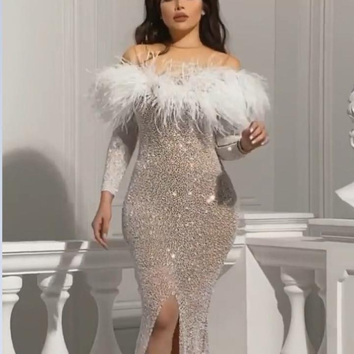 Sexy Sequin Party Dress For 2021 Ladies Sexy Party Evening Dress Fashion Dress