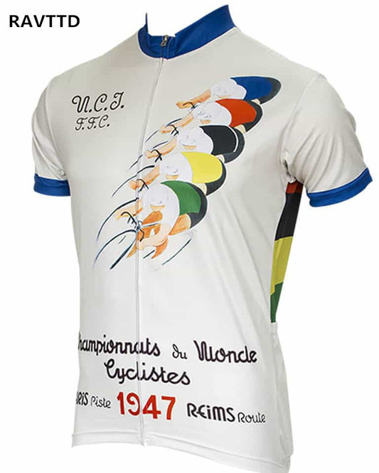 1947-World-Championship-Cycling-Jersey-Short-Sleeves-Bike-Shirt-Top-Bicycle-Clothing-Bicycle-Clothing-Clothes-Outdoor