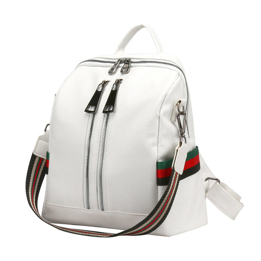 High-End Pu Multi-Main Bag Street Backpack