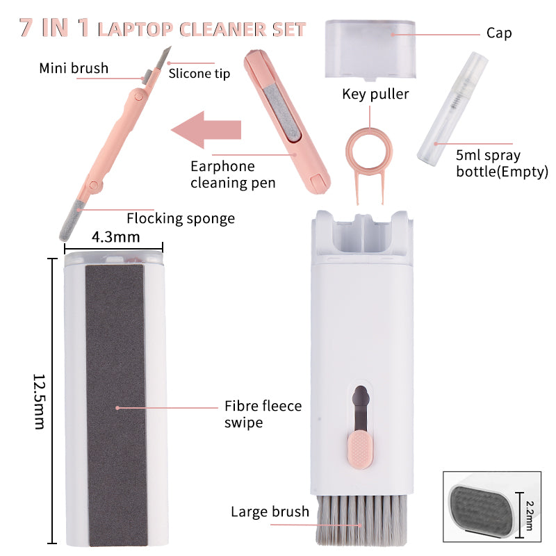 7-in-1 Computer Keyboard Cleaner Brush Kit