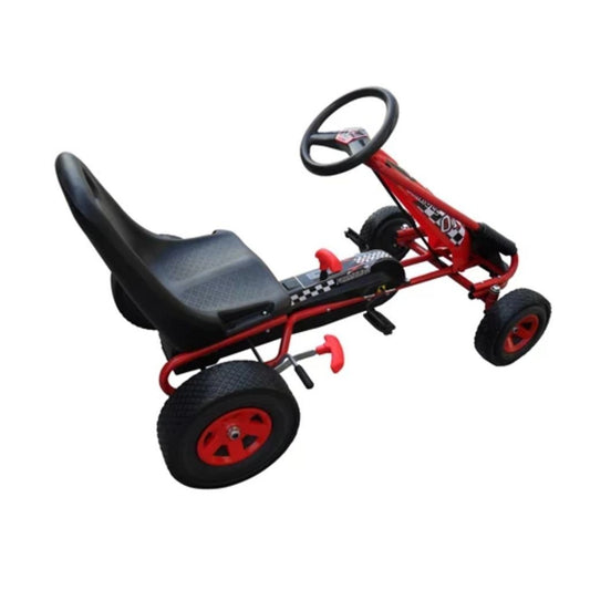 Kart red seat adjustable pedals