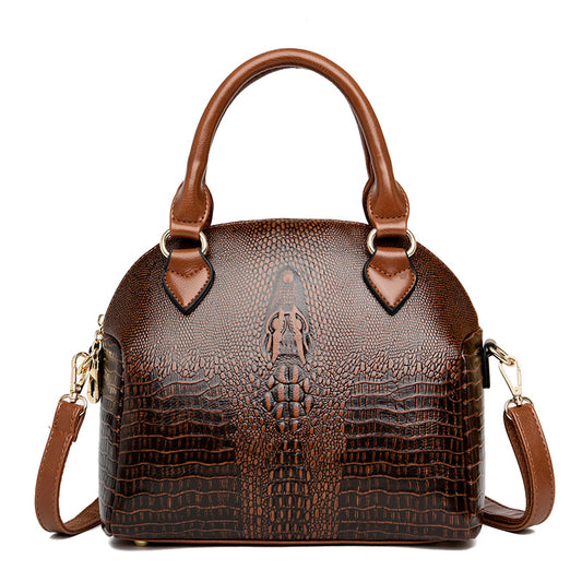Elegant Contrast Stitching Casual All-Match Handbag