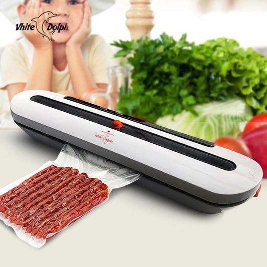 Electric Vacuum Sealer Packaging Machine For Home Kitchen Including 10pcs Food Saver Bags Commercial Vacuum Food Sealing