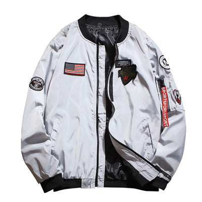 Mens Bomber Jackets Fashion Men Anorak Hip Hop Streetwear Jackets Male Casual  Baseball Uniform Coats Clothing 4XL,YA787