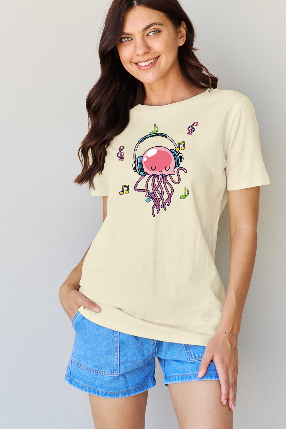 Simply Love Full Size Octopus Graphic Cotton T-Shirt