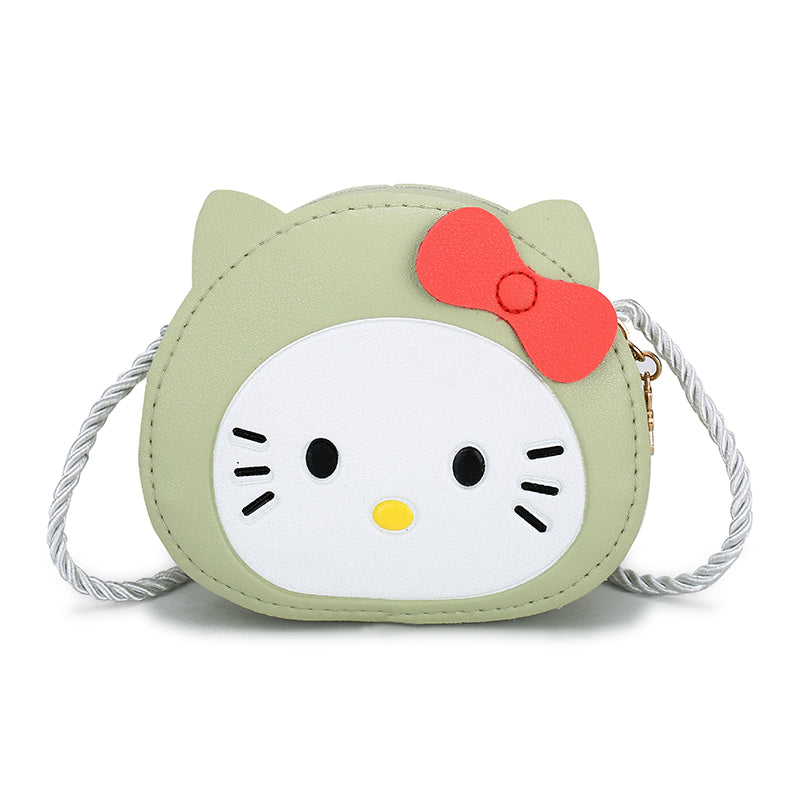 Mini Cartoon Cat Bow Messenger Bag
