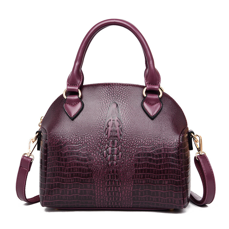 Elegant Contrast Stitching Casual All-Match Handbag