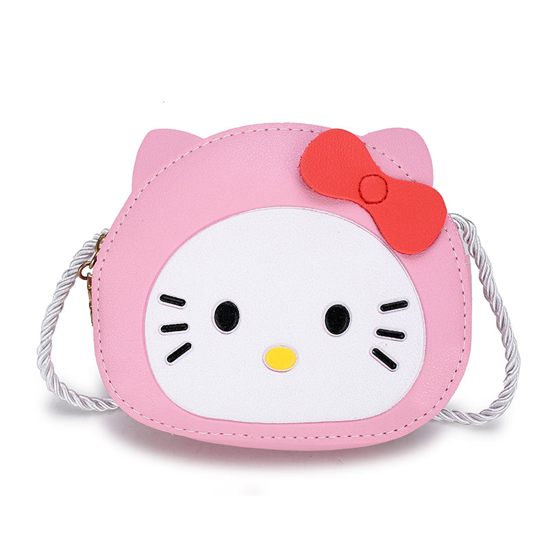 Mini Cartoon Cat Bow Messenger Bag