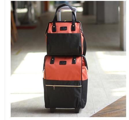 brand 20 Inch Women luggage bag set Trolley Bag Travel duffle wheels Suitcase Travel Rolling Bag Baggage bag Travel bag wheels