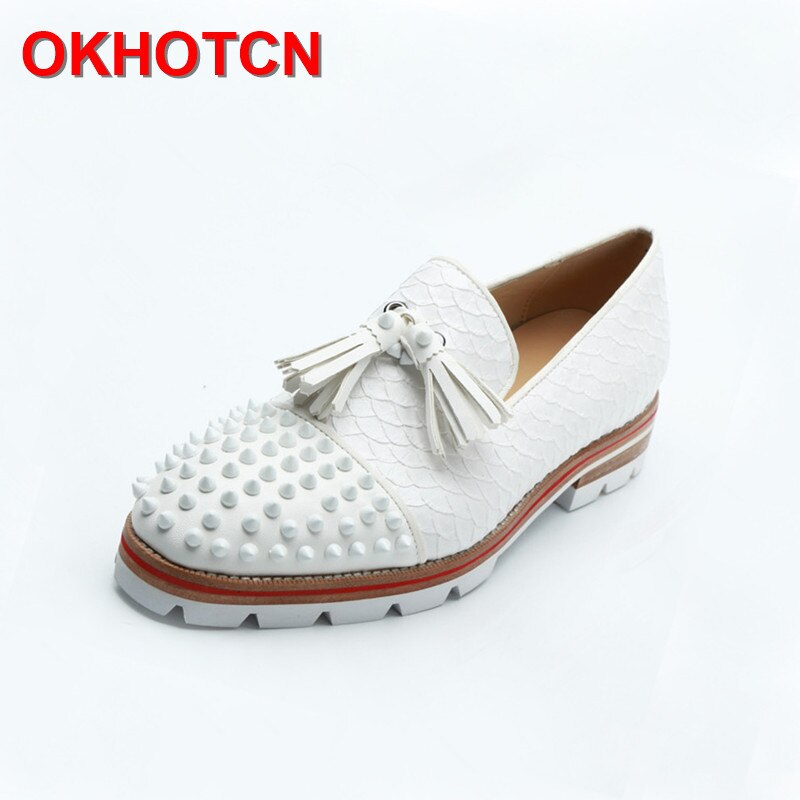 High Heel Shoes For Men Rivet White Slip On Shoes Tassel Height Increasing Oxford Loafers Luxury Designer High Quality Shoes 46
