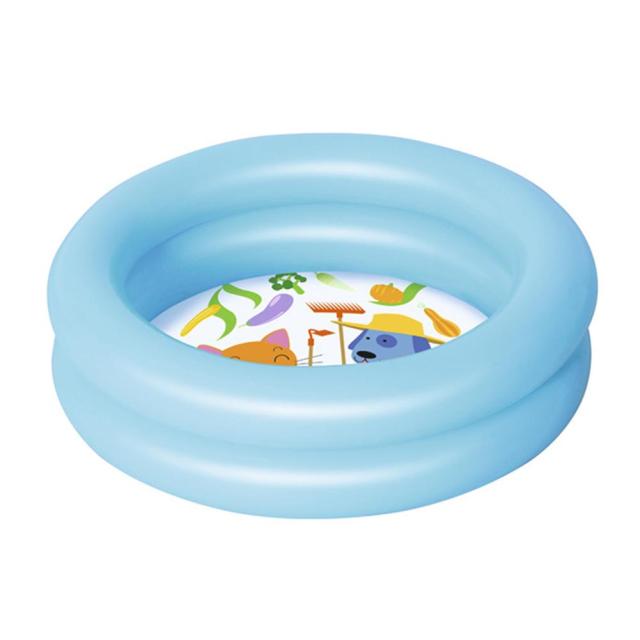 61x15cm Summer Baby Inflatable Swimming Pool Children Round Basin Bathtub Portable Kids Outdoors Sport Play Toys