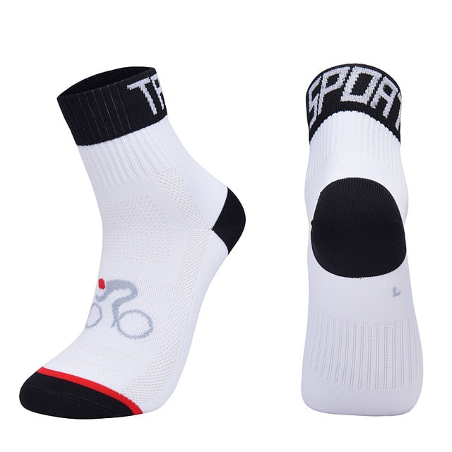 2020 New Men Women Cycling Sock Breathable Outdoor Basketball Socks Protect Feet Wicking Bike Running Football Sport Socks