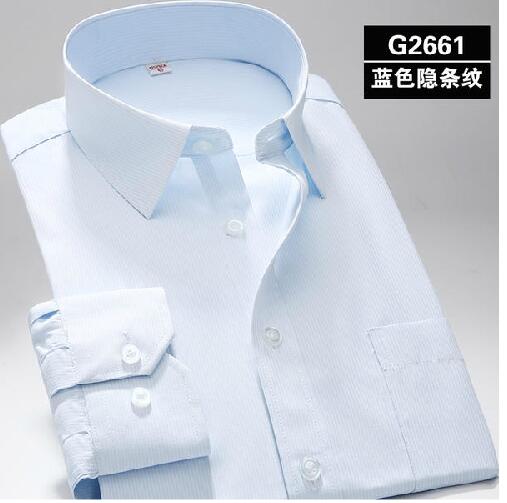 S~7xl Oversized shirt men regular fit  square collar long sleeve dress shirts for men Solid Twill Striped White Mens Clothes