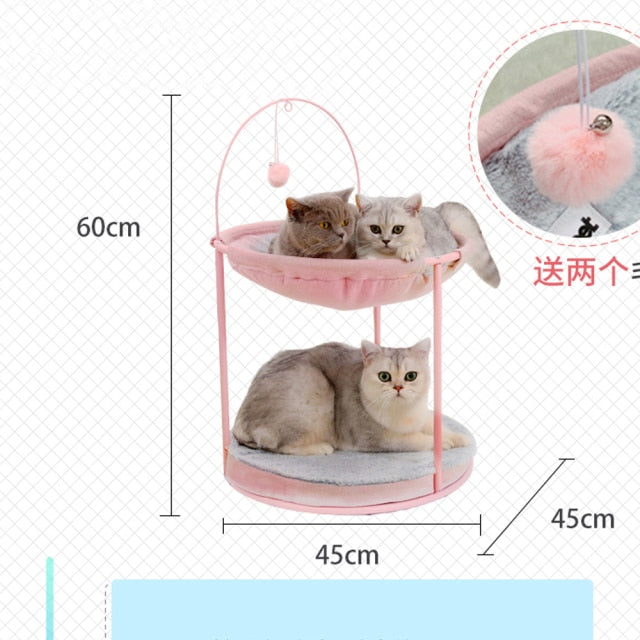 Hot Sale Pet Hammock Cats Beds Indoor Cat House Mat for Warm Small Dogs Bed Kitten Window Lounger Cute Sleeping Mats Products
