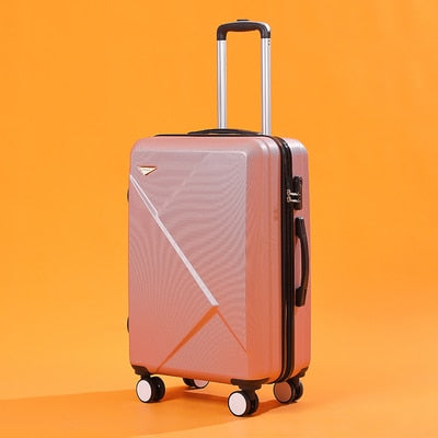 ABS+PC suitcase 20''24'28' inch Rolling luggage travel suitcase on wheels carry on cabin trolley luggage bag fashion set