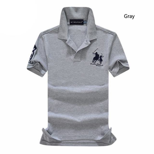 Good Quality 2020 New Summer Brand Mens Short Sleeve Polos Shirts Casual 100% Cotton Lapel Clothes Fashion Male Slim Tops S-XXL