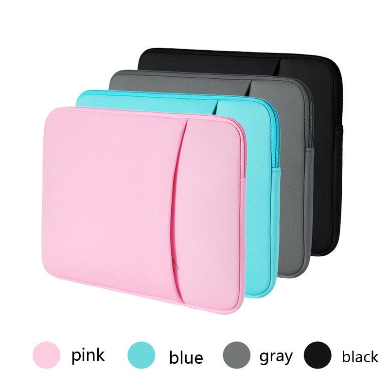 Tablet PC Laptop Sleeve Soft Bag Cover Notebook Pad Case Pocket For Mackbook Air iPad Air 11 13 14 15 15.6 inch - Shop 24/777