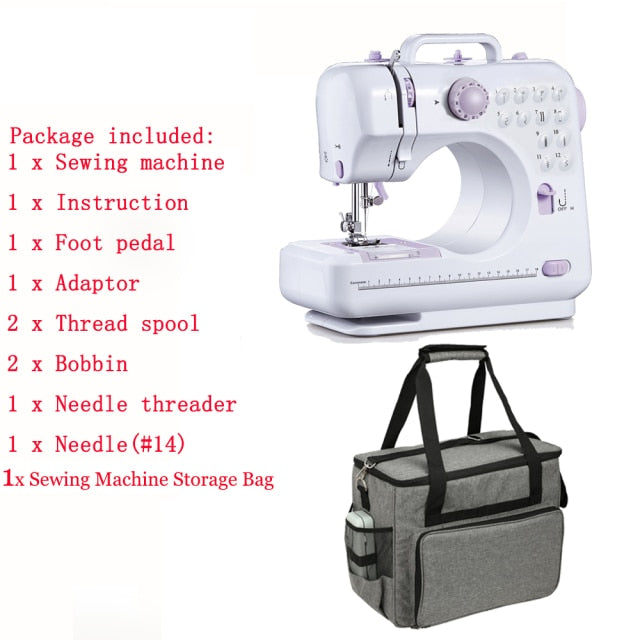 Fanghua Genuine Sewing Machine 505A Home Mini Sewing Machine Portable Household Knitting Multifunction Electric Presser Foot