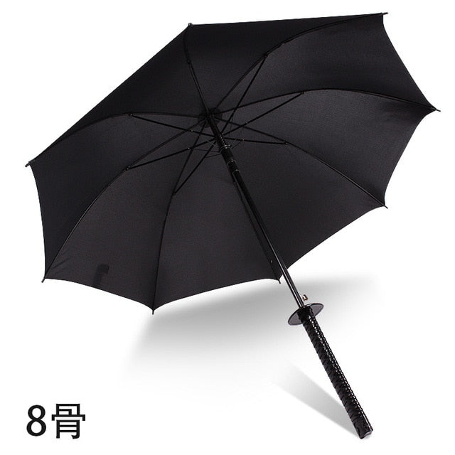 Japanese Samurai Umbrella Strong Windproof Semi Automatic Long Umbrella Large Man And Women's Business Umbrellas Mens Paraguas