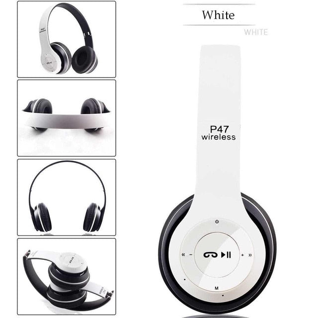 9D HIFI Stereo Foldable Wireless Headphones For mobile xiaomi iphone sumsamg tablet Bluetooth Headset with mic support SD card - Shop 24/777