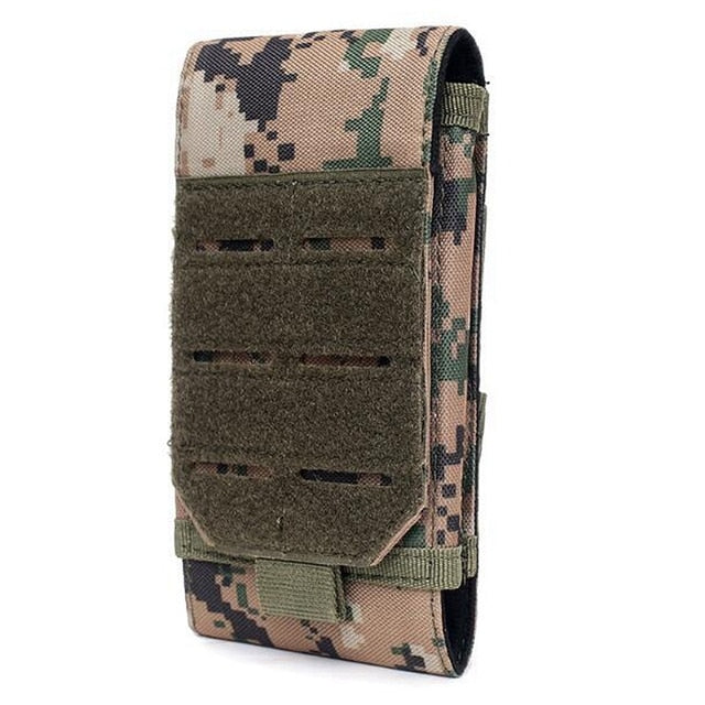 New Military Molle Laser Pouch Tactical Cell Phone Belt Pouch Holder Waist Accessories Bag Outdoor Camping Mobile Phone Pack Bag