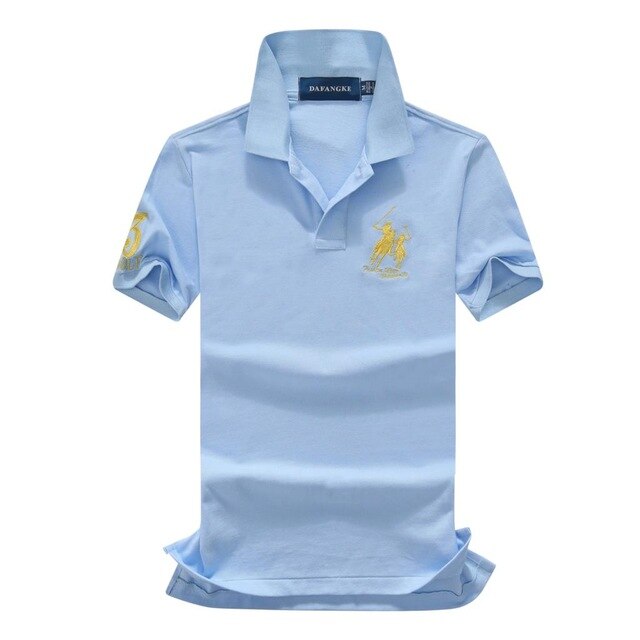 POLO Shirt Men's Fashion Luxury Embroidery Solid Brand Polo Shirt Men's Summer Short Sleeve Polos