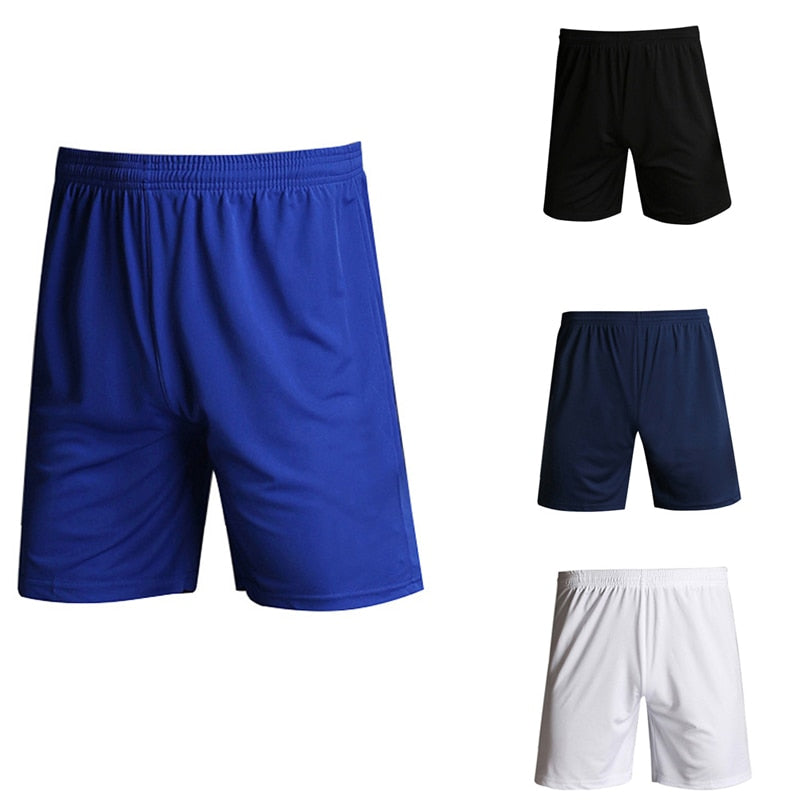 Sports Fitness Solid Casual Gym Football Jogging Breathable Athletic Men Shorts Running Training Elastic Waist Quick Dry