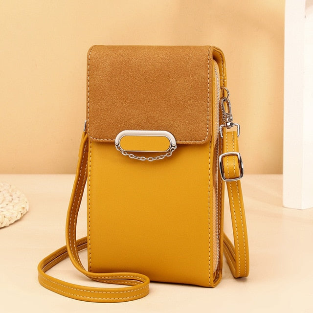 Brand Designer Chain Small Shoulder Bags For Women Pu Leather Ladies Crossbody Messenger Purse Female Handbag Phone Bag Wallet