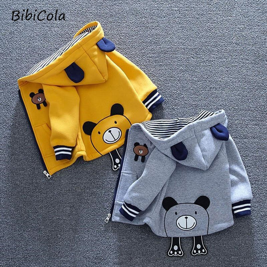 Baby Loose Coat Jacket Lovely Coat Zipper Children 2020 New Autumn Winter Outwear Baby Toddler Clothing 1-5 Year