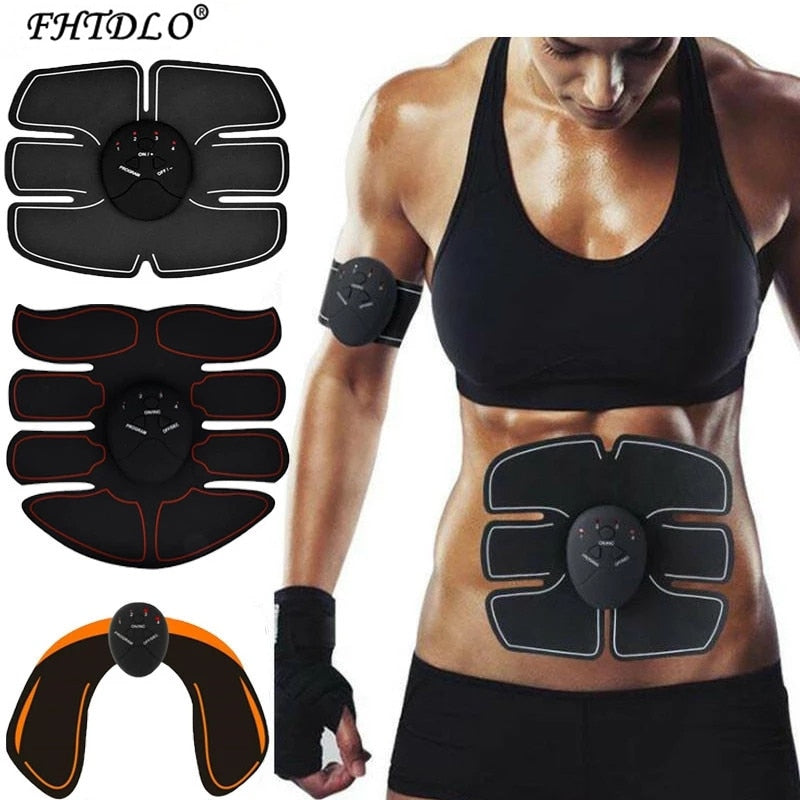 EMS Wireless Muscle Stimulator Trainer Smart Workout Abdominal Training Electric Slimming Stickers Body Slimming Massager