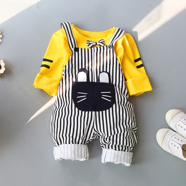 LZH Newborn Baby Girls Clothes 2021 Autumn Spring Baby Boys Clothes Set 2pcs Kids Outfits Infant Clothing For Baby Costume Suit - Shop 24/777