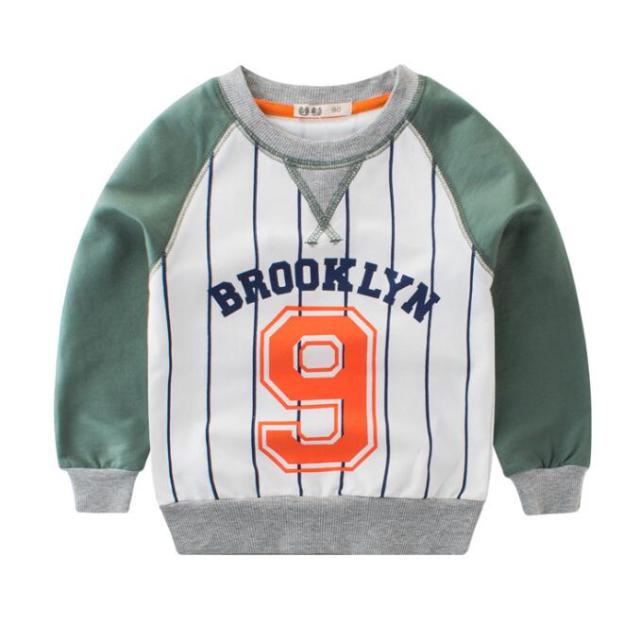 Brand Spring Children's Clothing Printed Cartoon Animal Clothes 2-8y Baby Boys Dinosaur Sweatshirt Long Sleeved Clothes Tops - Shop 24/777