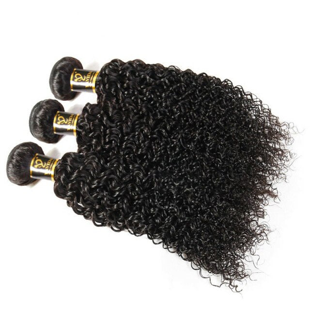 Yavida Brazilian Kinky Curly Hair Bundles 100% Human Curly Hair Weave Extensions Natural Color Vendors Wholesale Non-Remy