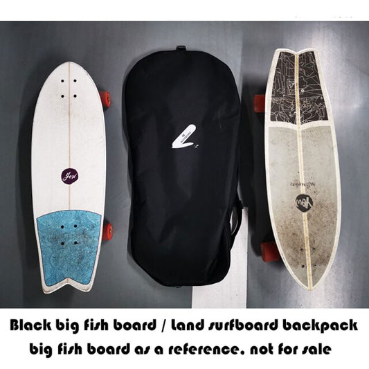Double Rocker Skateboard Backpack Big Fishboard Land Surfboard Bag Longboard Dance Board Bag Skate Accessories Storage Backpack