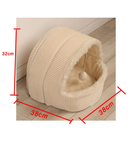 2021 new hot sale autumn winter teddy pet small dogs house cat bag kennel&pens dog bed tent PT127