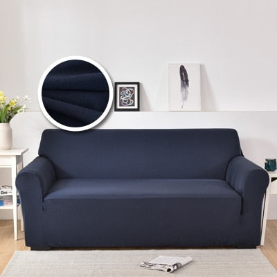 Slipcovers Sofa Cover for Living Room Couch Cover Stretch Sectional Elastic Stretch L shape Armchair Cover Deep Sofa 4size