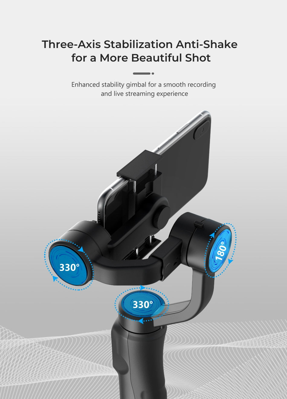 Handheld Stabilizer Cellphone Video Record Smartphone Gimbal - Shop 24/777
