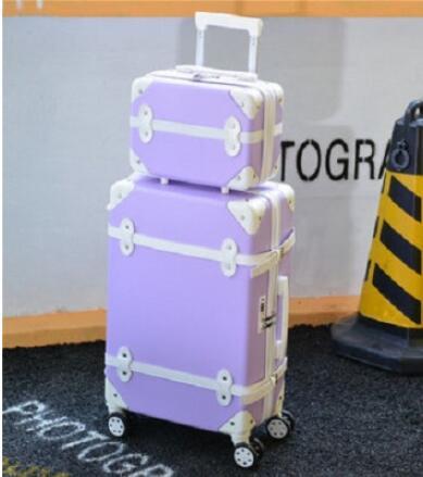 24 Inch Spinner Suitcase Set 20 Inch Cabin Rolling Luggage Suitcase Sets Travel Trip Baggage Suitcase Travel Trolley Bags Wheels
