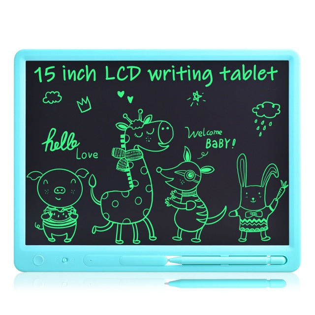 15Inch LCD Writing & Drawing &Message Tablet Doodle Board Toys Smart Paper For Kids & Adults Birthday Gift With Colorful Stylus - Shop 24/777