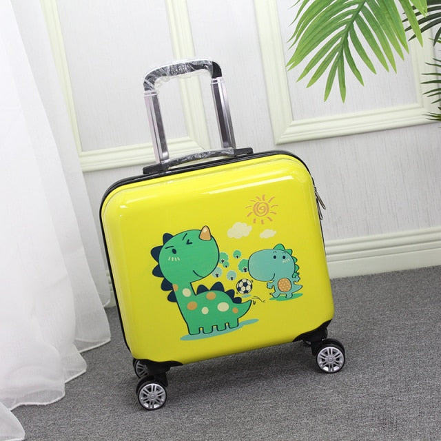Kids travel suitcase on wheels 18'' children trolley luggage bag Cartoon luggage set Cute carry on Cabin suitcase backpack girls