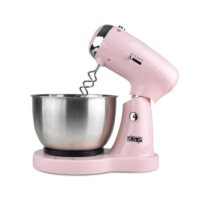 Household Electric Food Mixer Table &Stand Cake Dough Mixer Handheld Egg Beater Blender Baking Whipping Cream Machine 5 Speed