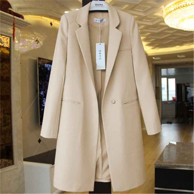 2022 Spring Autumn Blazers Coats Women Suit Plus Size Long Sleeve Jacket Casual Tops Female Slim Blazers Windbreaker coat