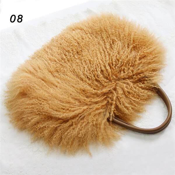 Luxury Handbag Ladies Bag Designer Winter Fur Fashion Shoulder Bag Handbags  Beach Wool Women's Large Capacity