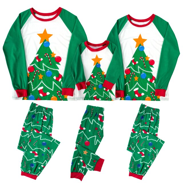 Family Matching Christmas Costumes Christmas Elf Deer Cosplay Pajamas for Adult Men Women Kids Xmas Clothing Sets Holiday Pjs