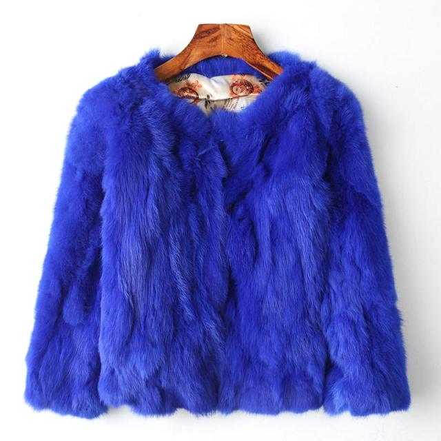Women's Design Rabbit Fur Coat