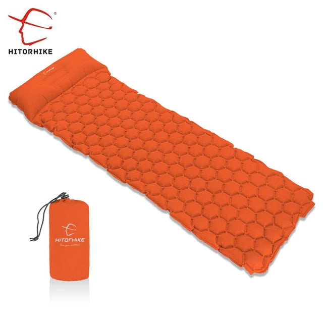 Hitorhike Inflatable Sleeping Pad Moisturepro Camping Mat With Pillow air mattress Cushion Sleeping Bag air sofa inflatable sofa